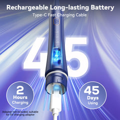 U-shaped bristles hugging teeth and dental devices for braces cleaning