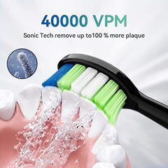 9-pack replacement heads for JTF sonic electric toothbrush