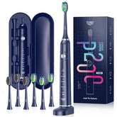 JTF Sonic Electric Toothbrush Navy Blue handle