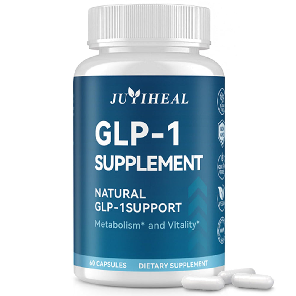 JUYIHEAL GLP-1 supplement bottle with 60 capsules