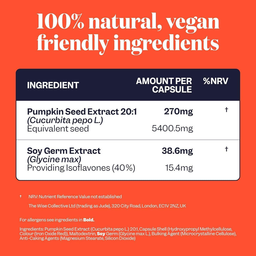 Jude bladder control supplement packaging next to a glass of water