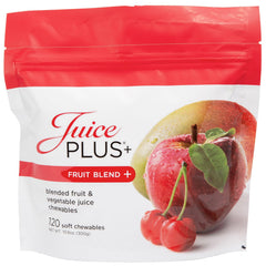 Juice Plus+ Fruit Blend Soft Chews packaging