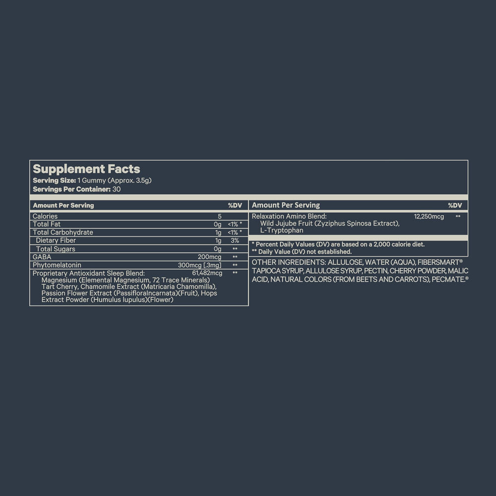 Botanical blend with magnesium and calming ingredients