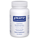 Front view of Pure Encapsulations Junior Nutrients bottle (120 capsules).