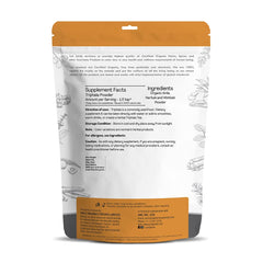 Just Jaivik Triphala Powder 227 g packaging box