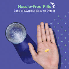 Graphic illustrating post-bariatric nutrition support with Just One