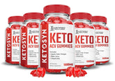 Justified Ketosyn ACV Gummies pack-front shows the five-pack for on-the-go daily use.