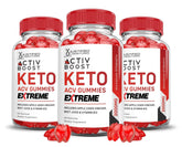 Justified Laboratories ActivBoost Keto ACV Gummies Extreme bottle front view