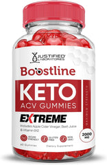 Justified Laboratories Boostline Keto ACV Gummies pectin-based texture suitable for vegan diets.