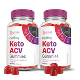 Justified Laboratories Destiny Keto ACV Gummies bottle-front for daily wellness