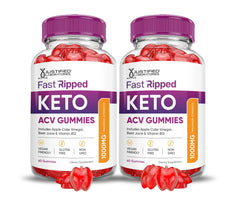 Justified Laboratories Fast Ripped Keto ACV bottle offering a tasty daily wellness boost.