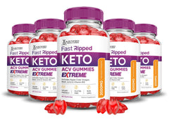 Justified Laboratories fast ripped keto ACV gummies pack for keto friendly daily support.