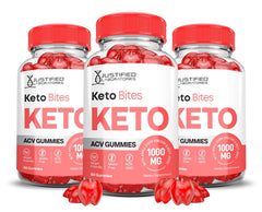 Justified Laboratories Keto Bites ACV Gummies bottle for a daily wellness ritual