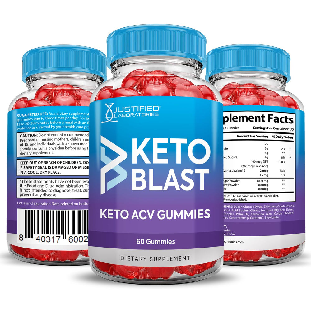 Justified Laboratories Keto Blast ACV Gummies GMP-certified production ensures quality and safety.