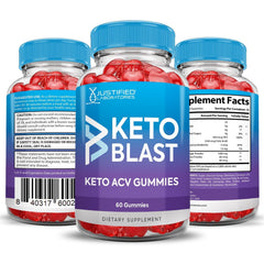 Justified Laboratories Keto Blast ACV Gummies on-the-go snacking for busy days.