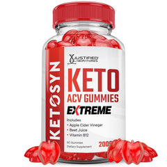 Justified Laboratories Ketosyn Keto ACV Gummies packaging for daily wellness