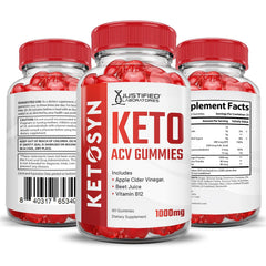 Justified Ketosyn Keto ACV Gummies quick-chew shown for a busy day.