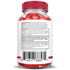 Justified Laboratories Premier Keto ACV Gummies close-up shows chewy texture and vibrant color.