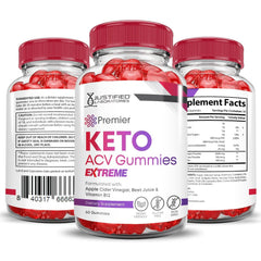 Justified Laboratories Premier Keto ACV Gummies daily-use setup for a simple routine.
