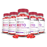 Justified Laboratories Premier Keto ACV Gummies pack for convenient daily use.