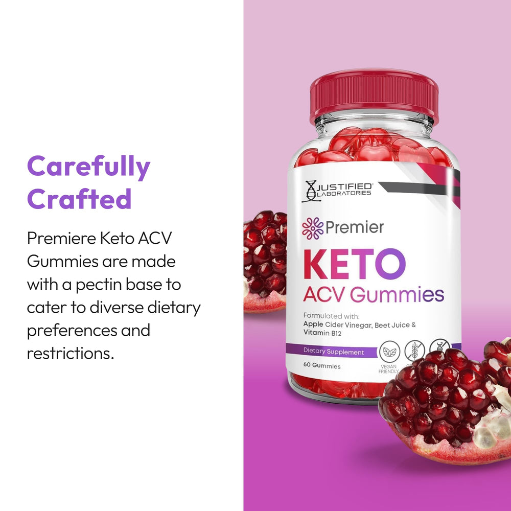 Justified Laboratories quality badge shows vegan, gluten-free, non-GMO assurance.