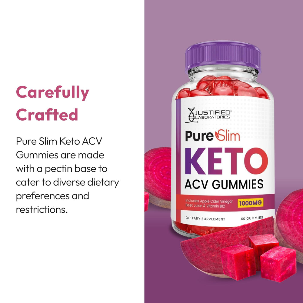 Justified Laboratories gomitas ACV Keto, textura sabrosa para disfrutar cada bocado