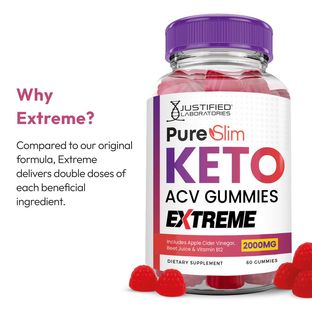Justified Laboratories Pure Slim Keto ACV Gummies GMP facility label signifies quality manufacturing