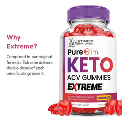 Justified Laboratories Pure Slim Keto ACV Gummies vegan quality with GMP-ready assurance