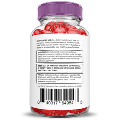 Justified Laboratories Rapid Ripped Keto ACV Gummies nutrition facts on packaging for clarity.