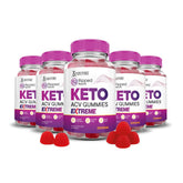 Justified Laboratories Ripped Results Keto ACV Gummies bottle—convenient daily supplement for keto routines.