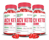 Justified Laboratories Simpli Health Keto ACV Gummies bottle front showing keto-friendly label