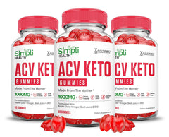 Justified Laboratories Simpli Health Keto ACV Gummies bottle front showing keto-friendly label