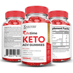 Justified Laboratories gummies next to a ruler showing size scale