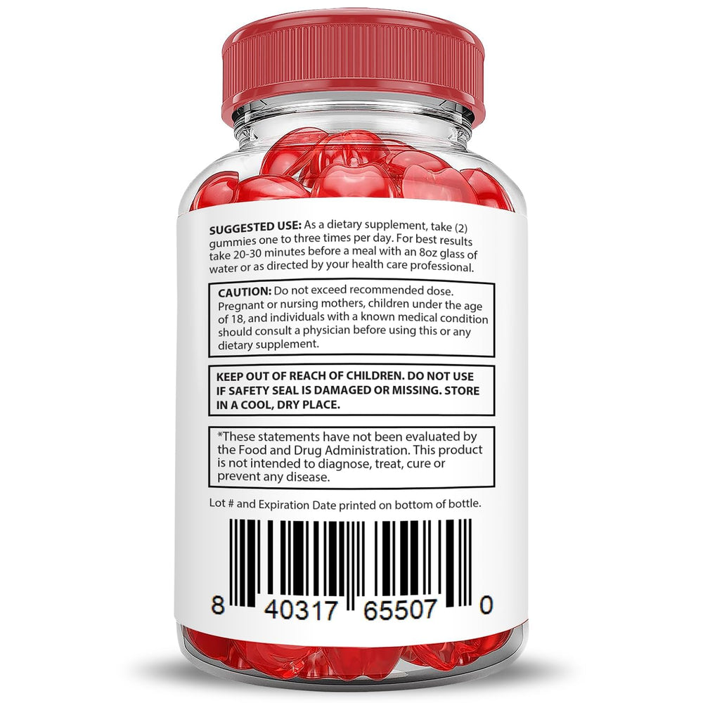 Justified Laboratories Trim Tummy Keto ACV Gummies vegan non-GMO gluten-free seal close-up.