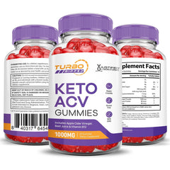 Justified Laboratories Turbo Ripped Keto Gummies vegan, non-GMO certification on the label
