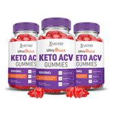 Justified Laboratories Ultra Quick Keto ACV gummies bottle close-up for convenient daily wellness.