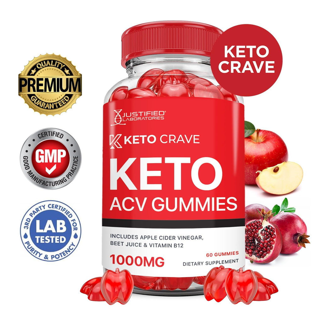 Keto ACV gummies on a white background