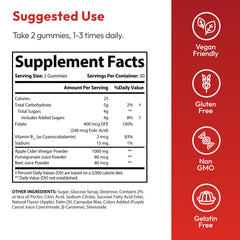 Close-up of Activboost Keto gummies showing color and texture