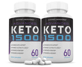 Justified Laboratories Advanced Keto 1500 2-pack bottle front view