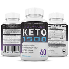 Healthy keto lifestyle concept with Advanced Keto 1500