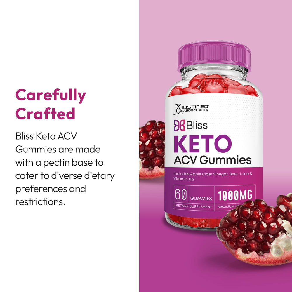 Justified Laboratories Bliss Keto ACV Gummies quick-chew — easy daily dose in seconds