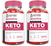 Justified Laboratories Boostline Keto ACV Gummies 2-pack front view