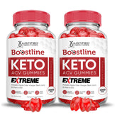 Gomitas Boostline Keto ACV de Justified Laboratories en tarro, snack sabroso y práctico