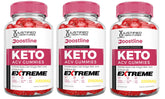Front of Justified Laboratories Boostline Keto ACV Gummies 3-Pack 180g box