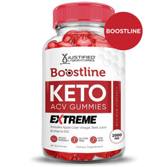 Nutritional information and ingredients for BoostLine Keto ACV Gummies