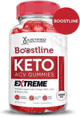 Justified Laboratories Boostline Keto ACV two-pack box on shelf