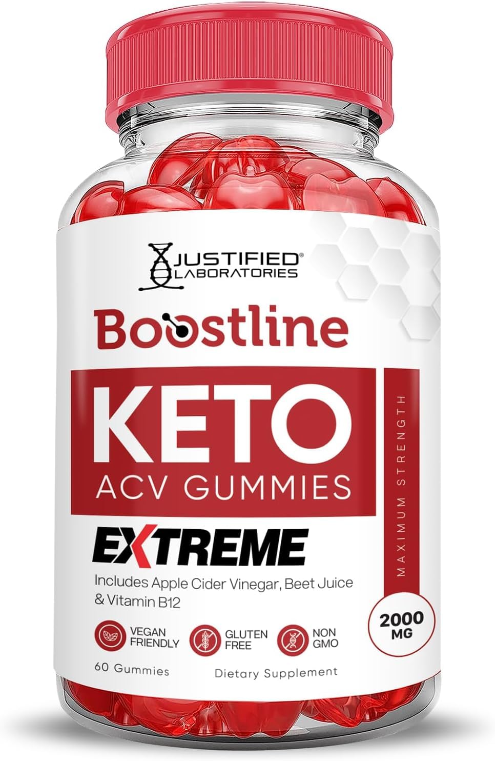 Justified Laboratories Boostline Keto ACV gummies vegan option for dietary-friendly delight