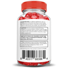 Apple cider vinegar flavored gummies – ingredients background