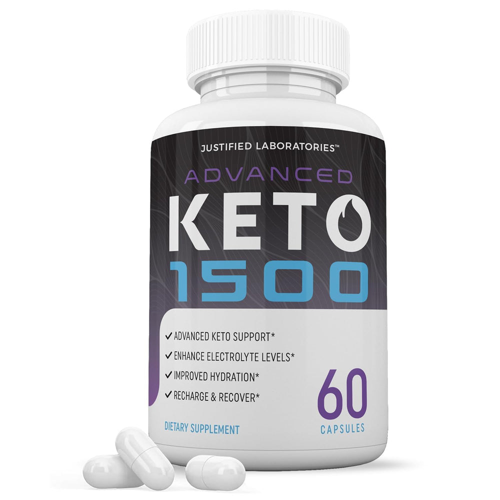 Justified Laboratories Keto 1500 bottle front view