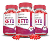 Justified Laboratories Keto Drops & ACV Gummies 3-Pack packaging front